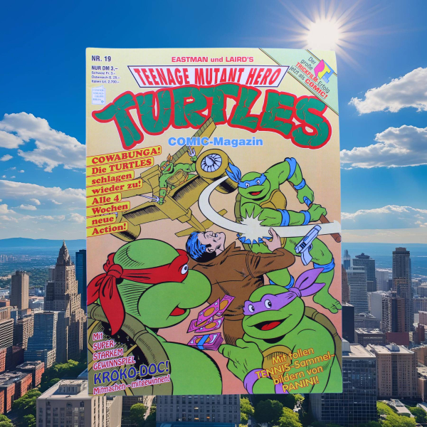 Teenage Mutant Hero Turtles Comic Magazin Nr. 19 (Condor, 1992) – Als das Spielzeug laufen lernte